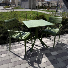 Комплект мебели для кафе Siesta Paris with Sky 70 Olive Green